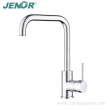 Modern Supporing Chrome Square Tube Faucet For Kitchen